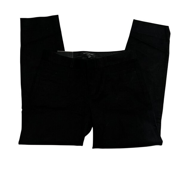 NWT Banana Republic Sloan Crop Women's Mid Rise Pants black new - Picture 2 of 11
